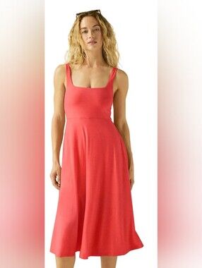 Beyond Yoga Coral Midi Tank Dress